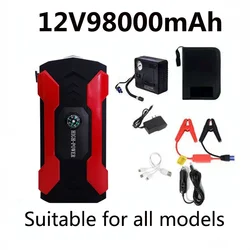 Car Jump Starter Starting Device Battery Power Bank 12V98000mAh Jumpstarter Auto Buster Emergency Booster Car Charger Jump Start