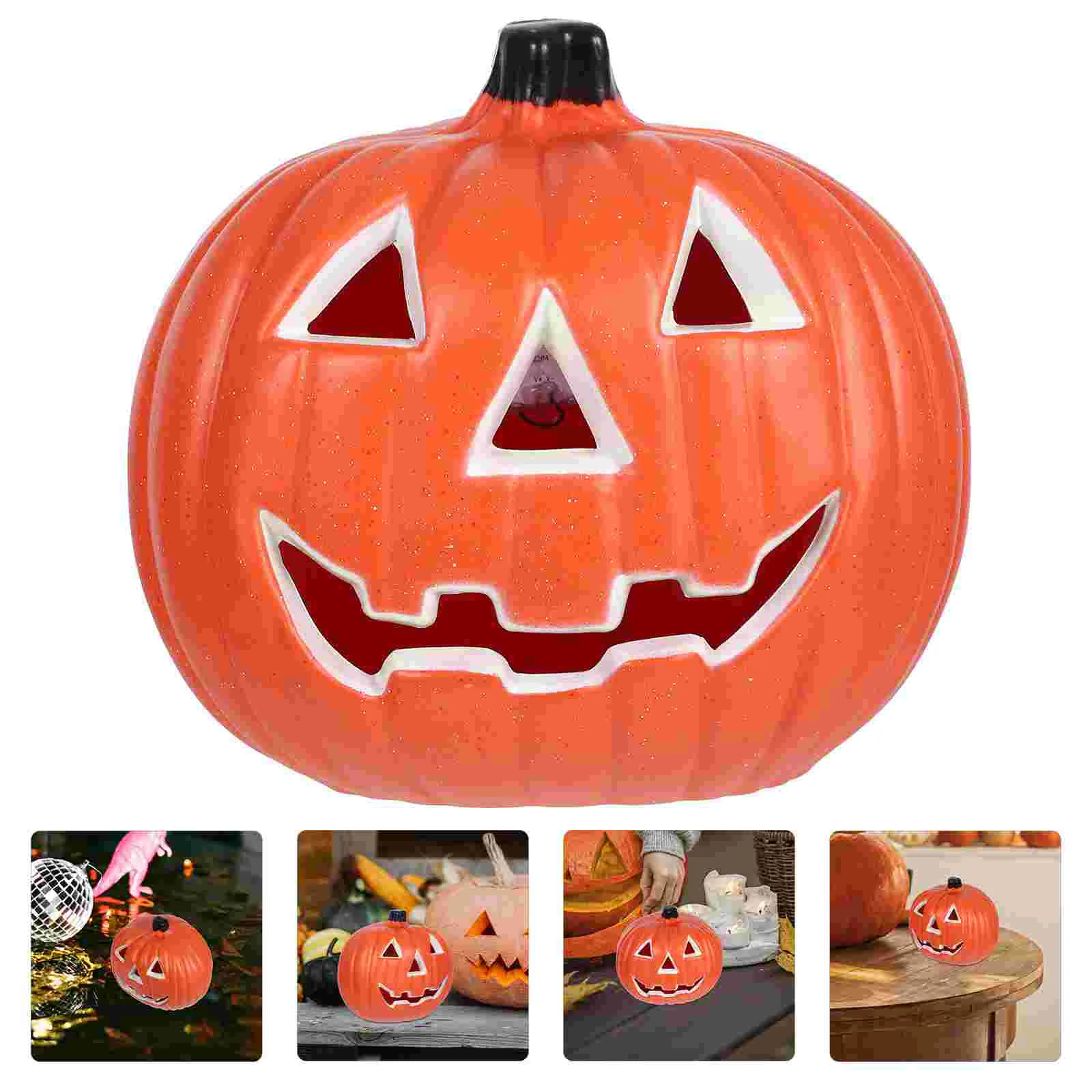 

Pumpkin Lantern Halloween Light Halloween Decor Fairy Nightlight Party Pumpkin Creative Lamp Prop Ornament For Outdoor Adornment