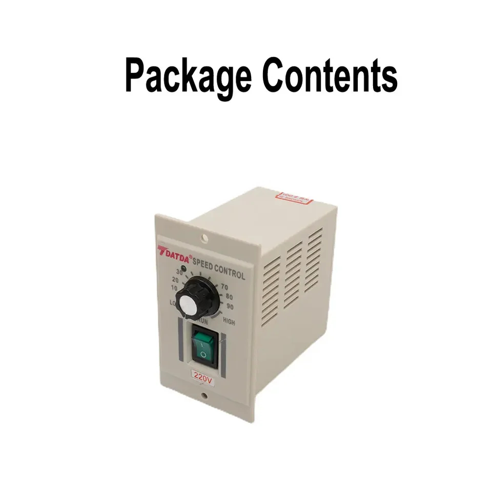 Hasaller DC-Motordrehzahlregler (AC 220V Auf DC 180V) Für 0–400 W Motoren – Mit Sanftstart & Stufenloser Regelung, Einfache Montage