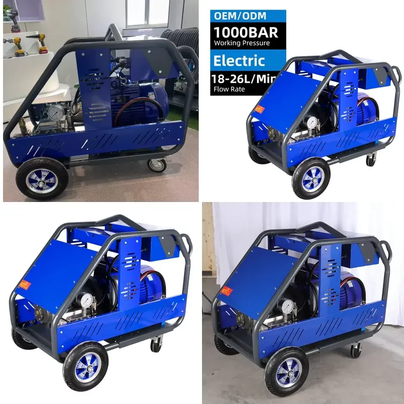 for Industrial Heavy Duty Water Spray High Pressure Washer Electric 1000bar Marine