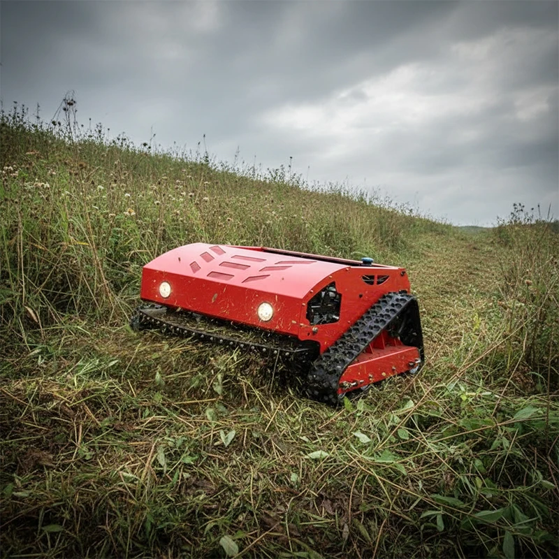 Premium Quality 800mm 1000mm Remote Control Lawn Mower With  Engine