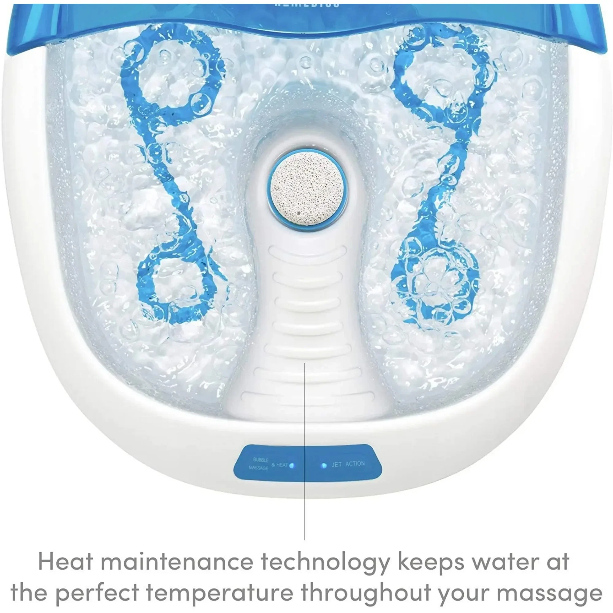 

Pedicure Heated Foot Spa Bubble Foot Massager,Ultra-quiet technology