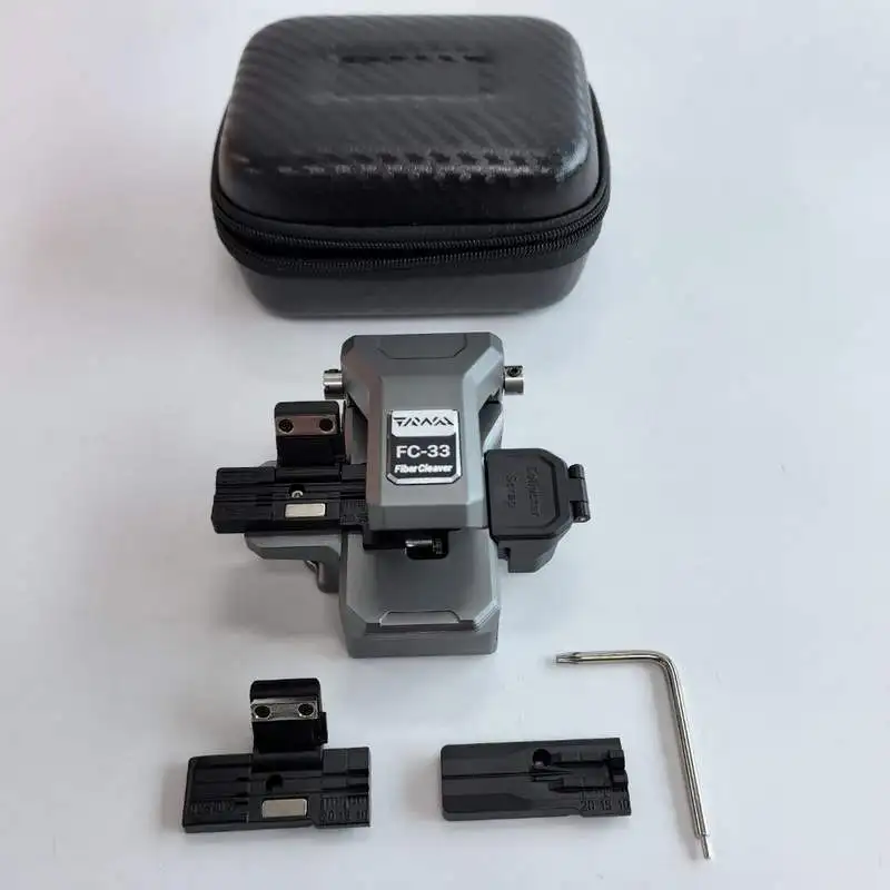 TAWAA FC-33 One-Step Full-Metal Fiber Optic Cleaver Typical Cleaving Angle＜0.5° Blade 72000 Times