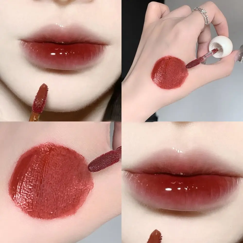 Plumping Water Light Lip Gloss Mirror Shimmer Waterproof Lip Glaze Moisturizing Pearlescent Liquid Lipstick Make Up