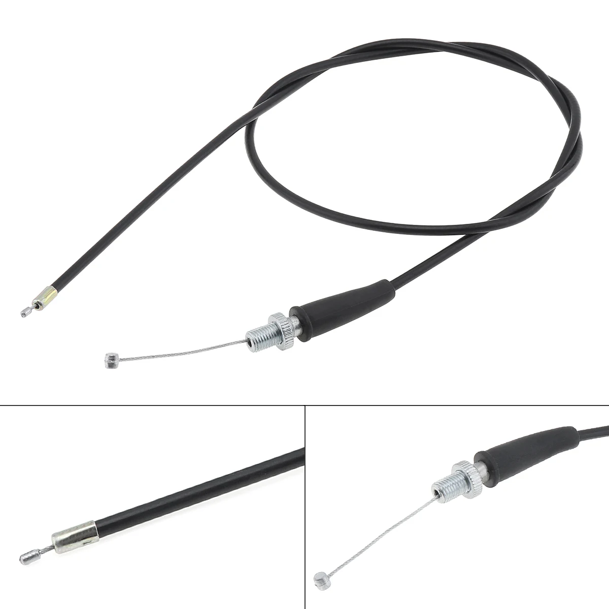 

Motorcycle Throttle Oil Cable Line Motocross 900mm 1000mm 1100mm Straight Head Oil Cable for KLX110 ATV Pit Dirt Bike