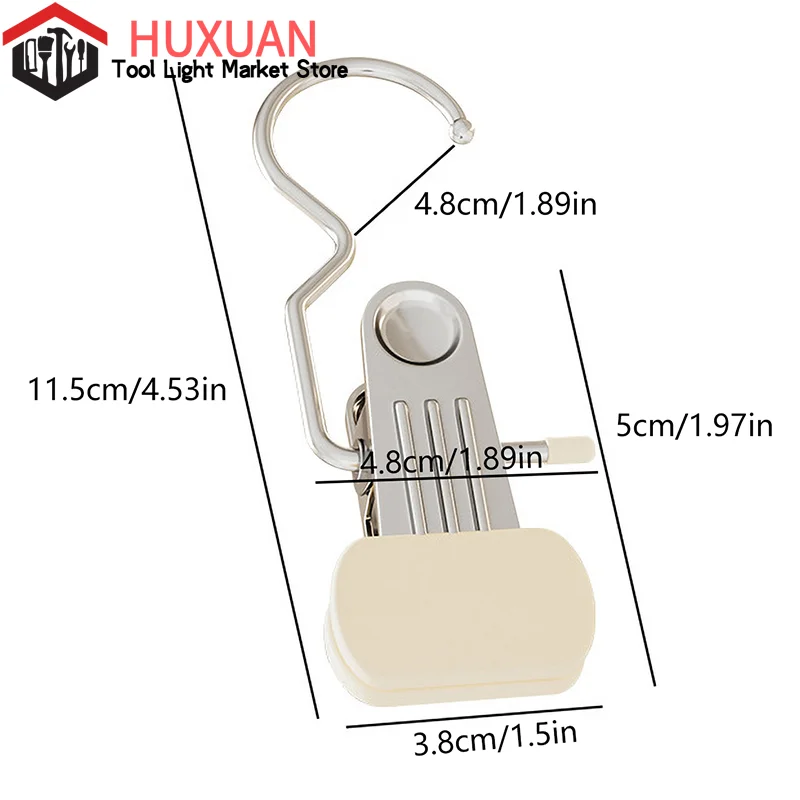 منظم ملابس شماعات مع خطافات ، منظم خزانة ملابس ، بدون أثر ، مشابك ملابس ، سراويل تجفيف ، جوارب ، توسيع ، 5: 10 #5