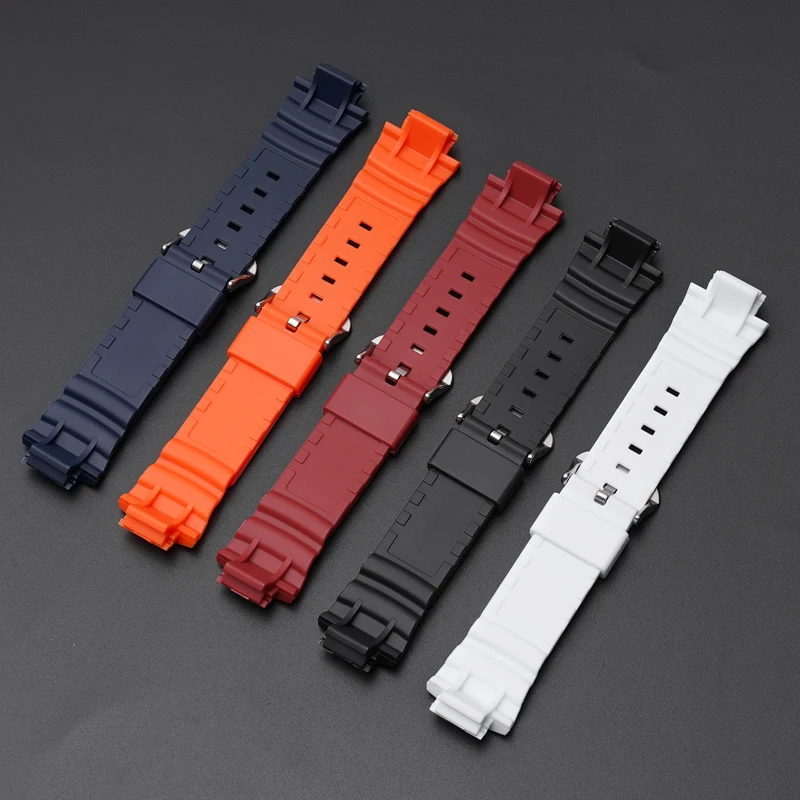 TPU watch strap Casio exclusive bracelet for Casio g-shock AW-590/AW-591 AW-5230/AW-282B   AWG-M100  AWG-M101  G-7700/G-7710