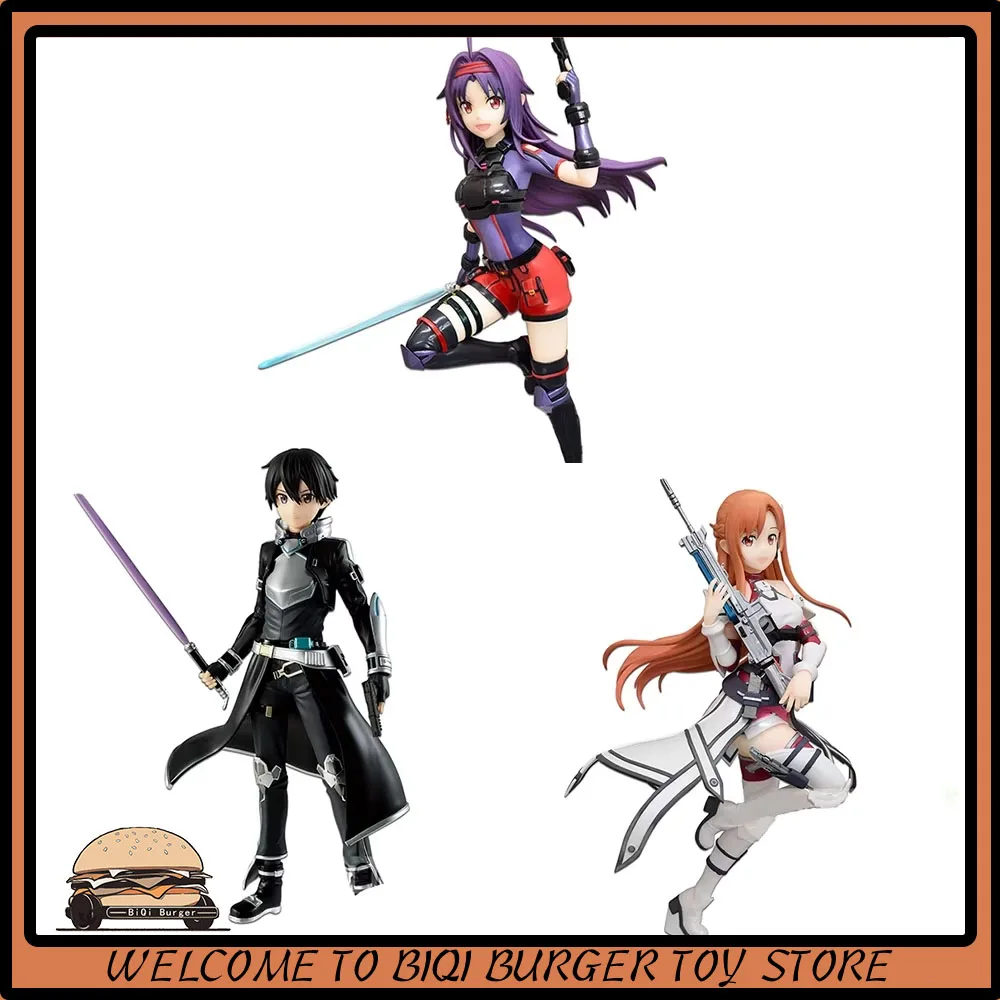 Kirigaya Kazuto Anime Figure Sword Art Online Figures Yui Yuuki Asuna Figurine Statue Models Collection Rooms Decora Toys Gifts