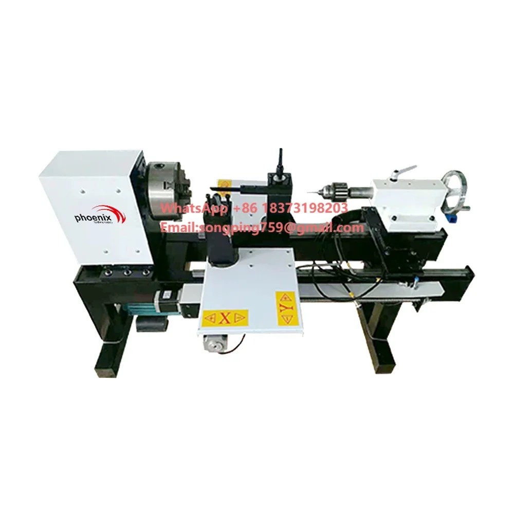 High Speed Woodworking Machine Woodworking Lathe Wood Rotating Lathe Woodworking Tools