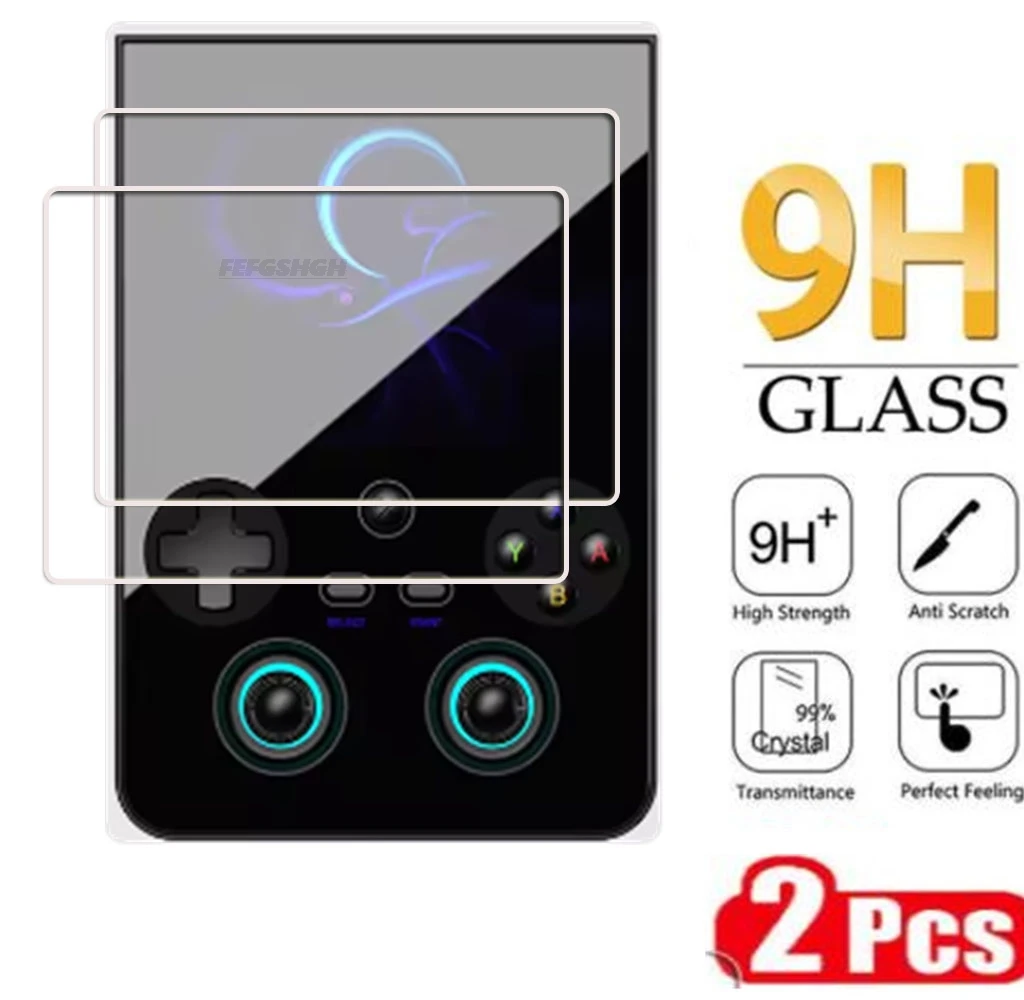 2PCS 9H Tempered Glass For ANBERNIC RG477V 4.7Inch Console Coopreme On For PANBERNICRG477V RG 477V Games Screen Protector Film