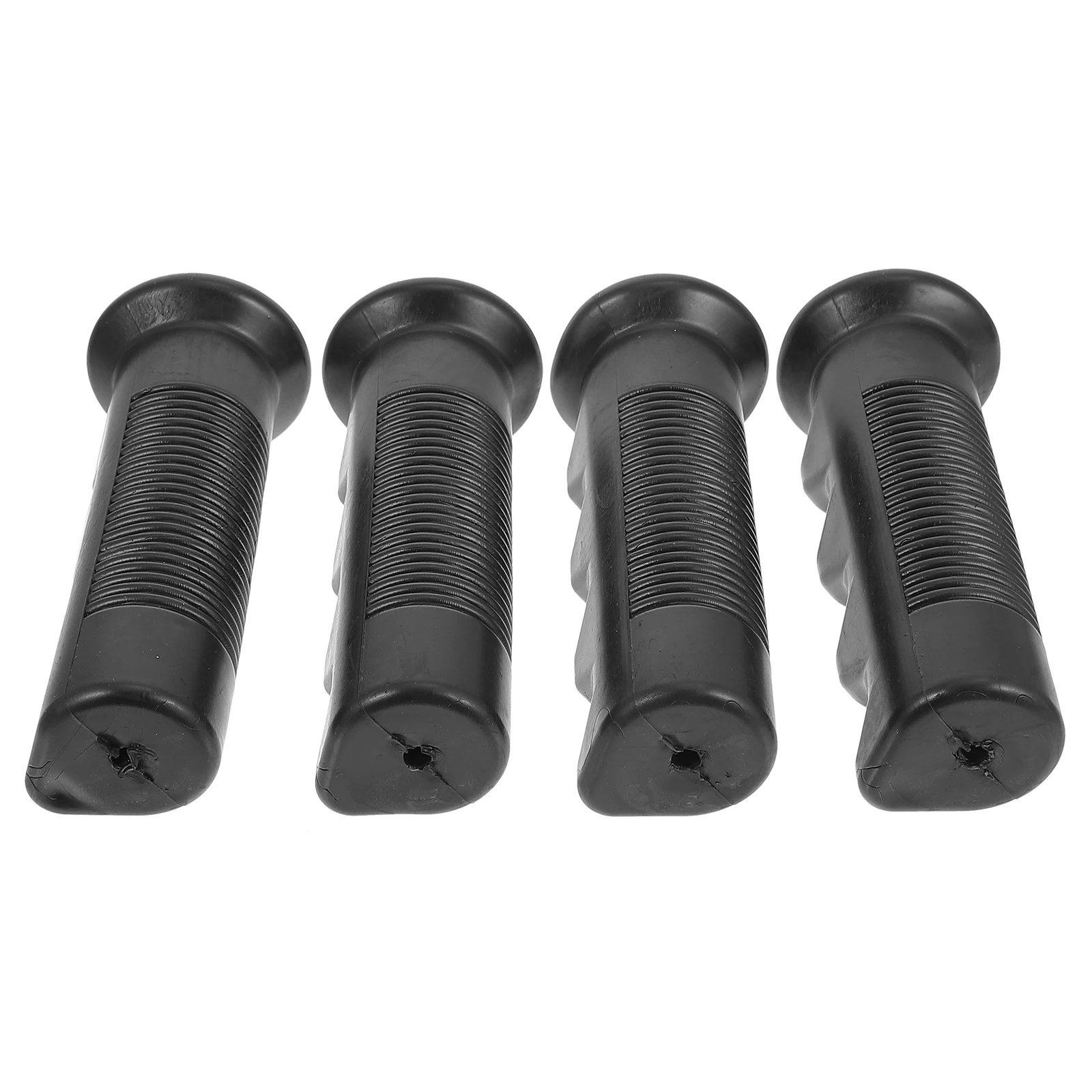 

4pcs Rubber Handle Covers Anti slip Grocery Cart Shopping Protector Trolley Grips Universal Size Kitchen Bar Stool Round Tube