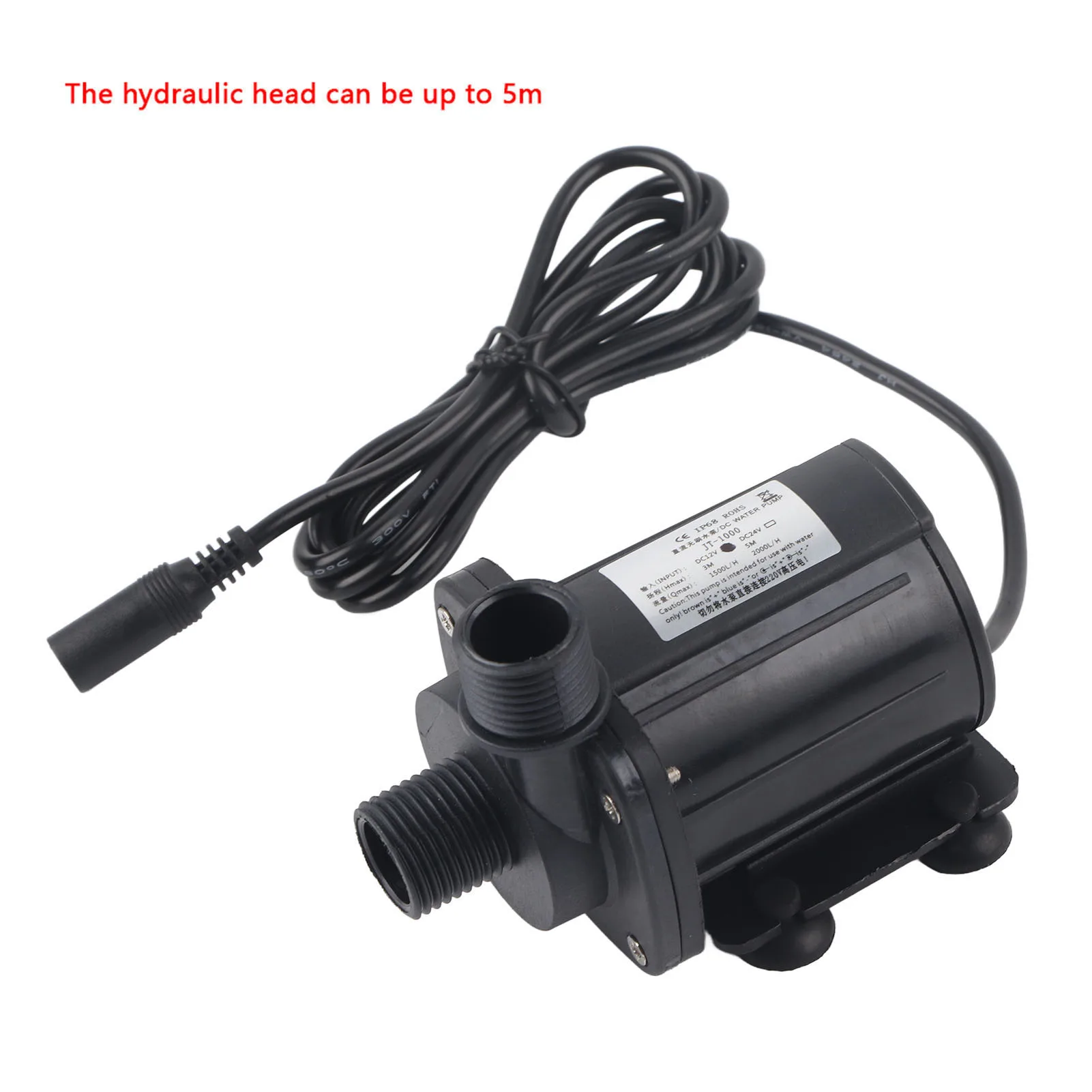 

Boost Water Pump Мини 3 метра Гидравлическая головка DC Бесщеточный Boost Water Pump 12 В 40 ℃ 100 ℃