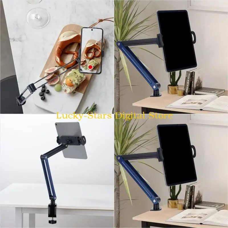 

T3EE Tablets Stand for Bed and Table with 360 Degree Rotating Arm for Easy Viewing