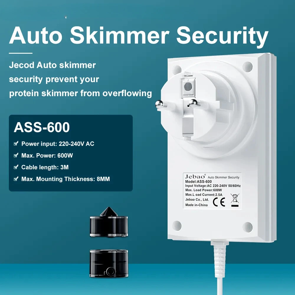 For ASS 600 Explosion Proof Smart Aquarium Internal Protein Skimmer Auto Security for Fish Tank Automatic Anti-overflow