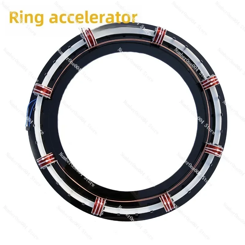 Suitable for creative DIY of high-tech intelligent scientific experimental models for 8-coil cyclotron toys for teenagers