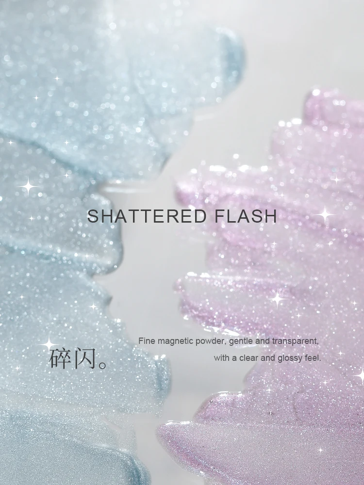 MR NAIL مجزأة ضوء القط العين هلام طلاء الأظافر المغناطيسي هلام الحرباء شبه دائم نقع قبالة UV LED جيل للأظافر لصالون الأظافر #3