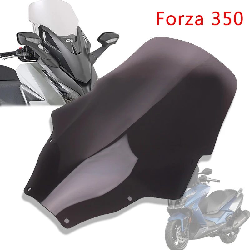 

Fit For Forza 350 FORZA350 NSS350 2021-2023 Motorcycle Accessories Screen Windshield Fairing Windscreen Baffle Wind Deflectors