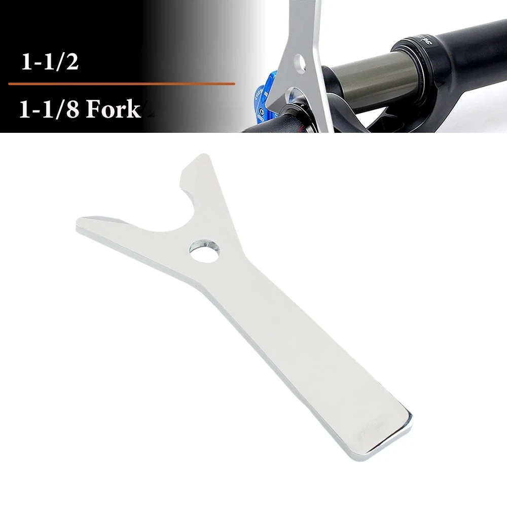 

Bicycle Upper Lower Bowl Removal Tool with Hanging Hole Removal Tool for 1-1/2" 1-1/8" Fork Drit pit Bike universal