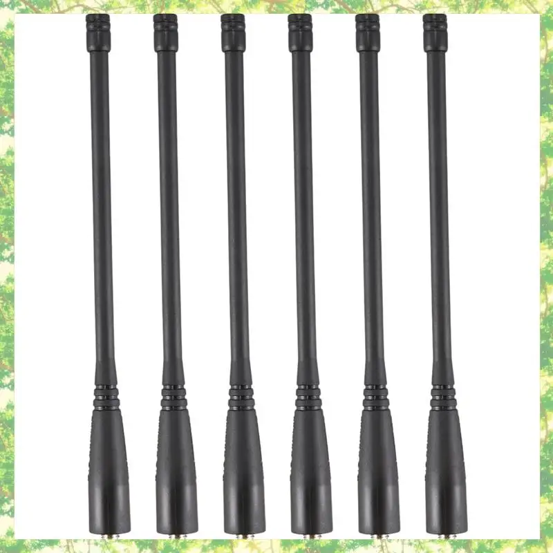 Smart-6X рация для BAOFENG Uv-5R антенна SMA-гнездо UHF/VHF 136-174/400-520 МГц для UV5R UV-82 GT-3 для BAOFENG