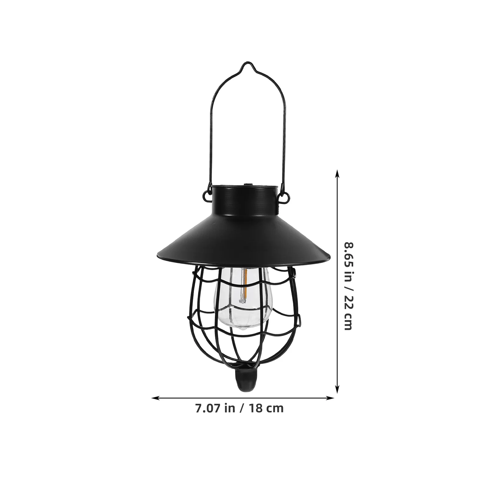 

1Pcs Yard Solar Hanging Light Outdoor Waterproof Garden Landscape Lamp Decorative Villa Hanging Lamp Energy Saving