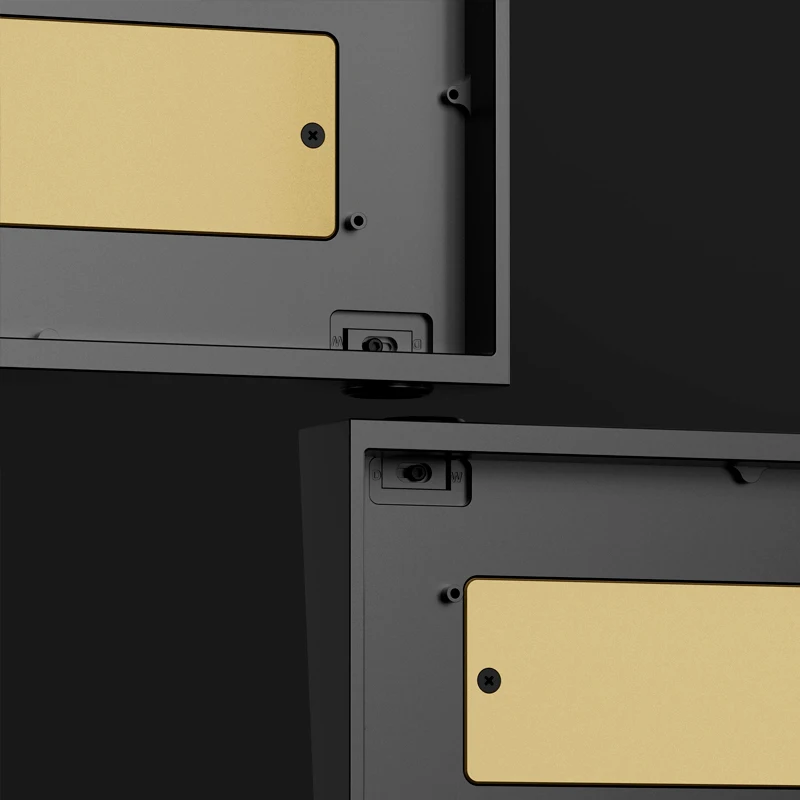 غلاف لوحة مفاتيح الألعاب KBDfans Tofu60 Redux معالجة الألومنيوم باستخدام الحاسب الآلي يدعم تخطيط GH60 لـ RAKKA Wooting 60HE MAD60 DZ60 PCB #6