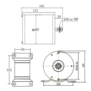 My1020 Pinselmotor des CC -Motors 10 Hauptverkaufsmotor Elektrofahrrad 60 V - №8