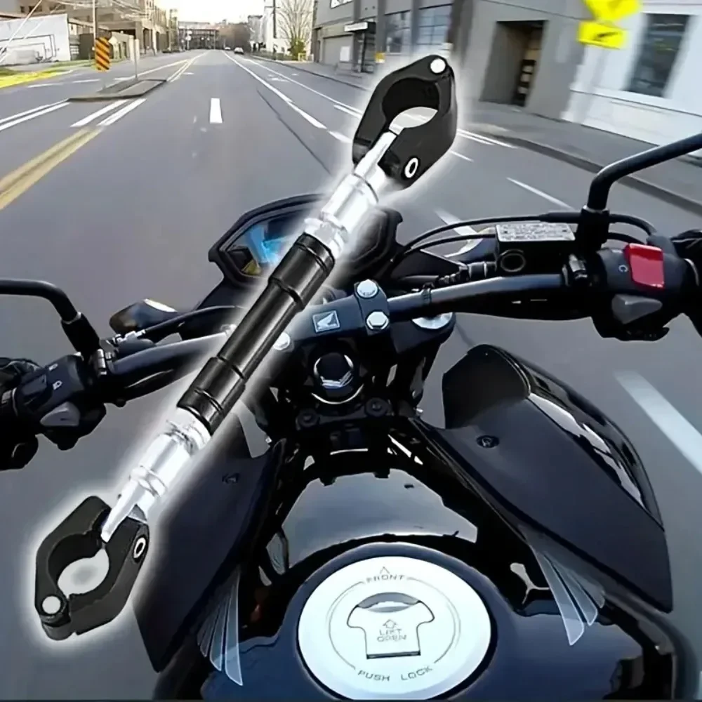 

Motorcycle Balance Bar Handle Bracket Cnc Reinforced Level Crossbar Handlebar Modification Accessories Steering Wheel Strength