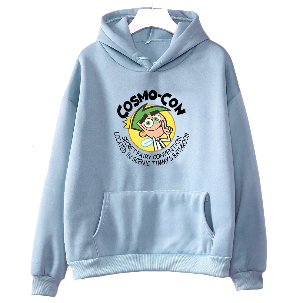 

Fairly OddParents Anime Print Hooded Cartoon Print Kawaii Comfortable Sweatshirt With Pocket Cute Clothes Sudaderas Comic Hoody