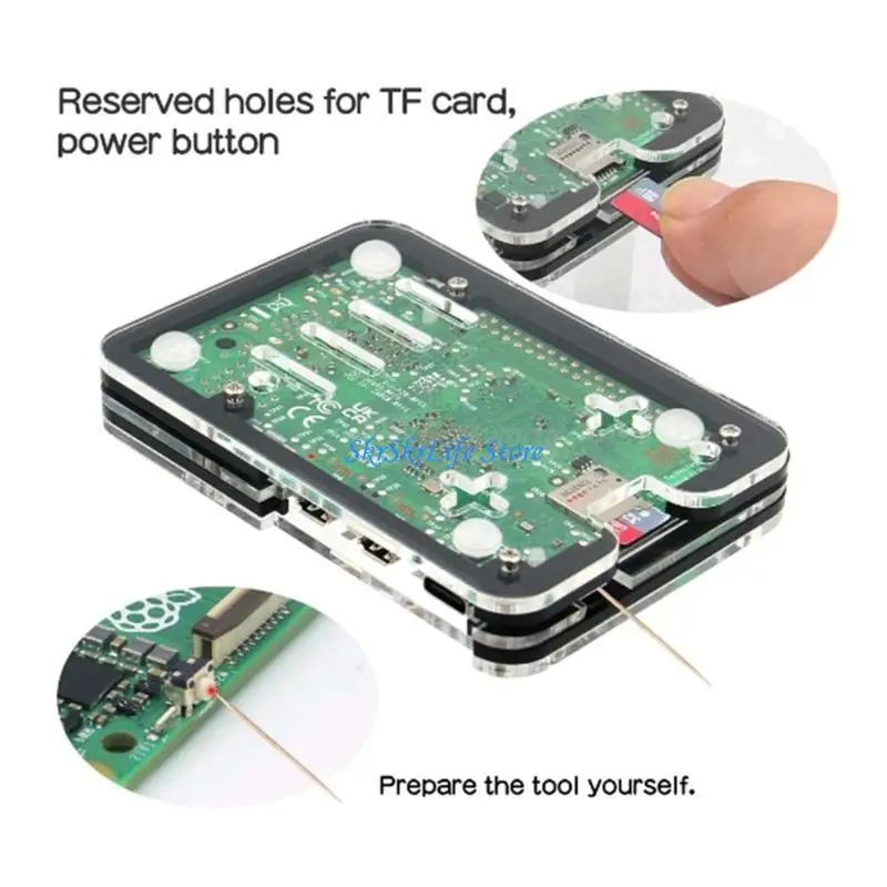 

E65E Высококачественное акриловое корпус для 5 надежно хранить и отображать свою доску