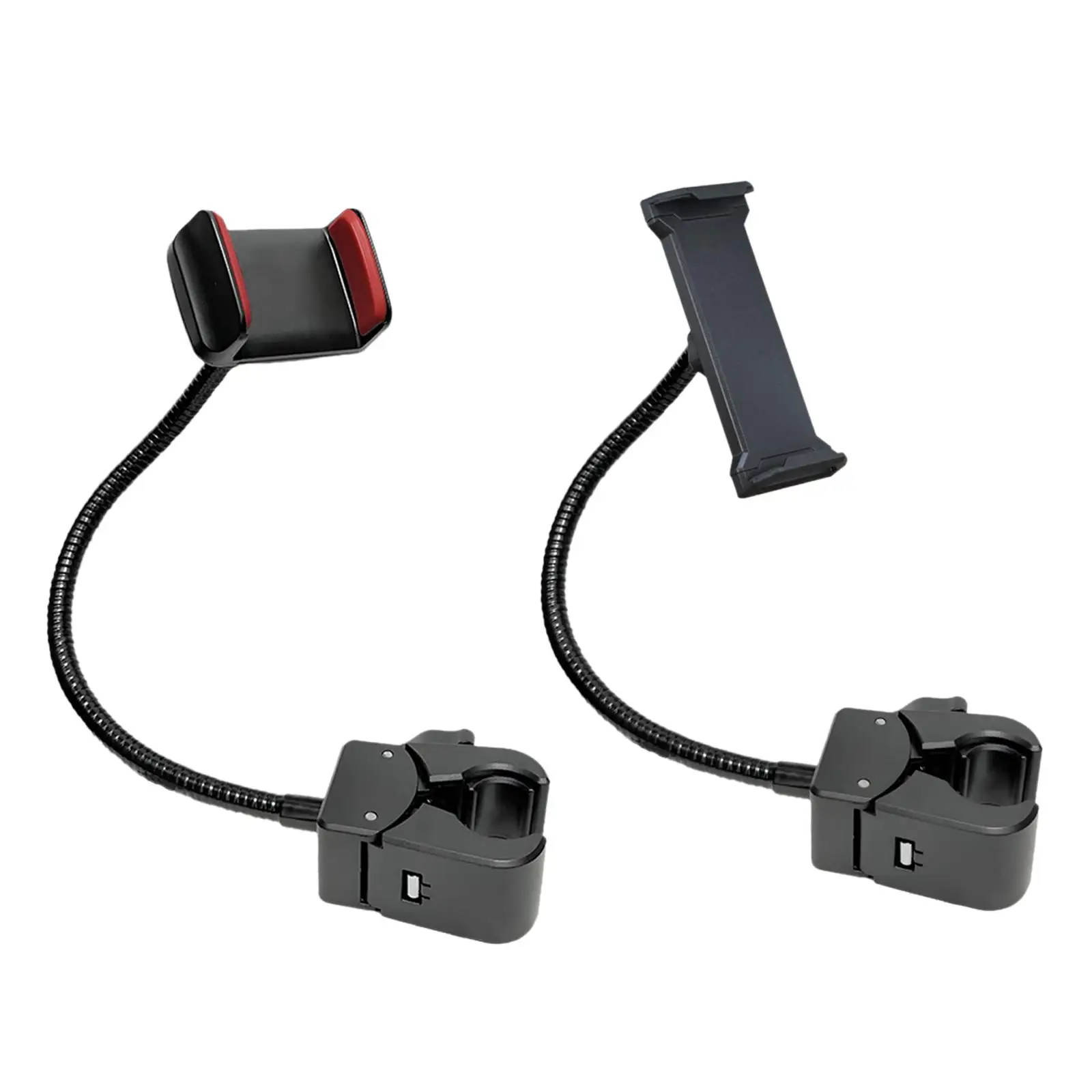 Clip Style Phone Holder Gooseneck Tablet PC Stand Flexible 360 Degree Phone Clip Holder for Bedside Rail Mic Stand Wheelchairs