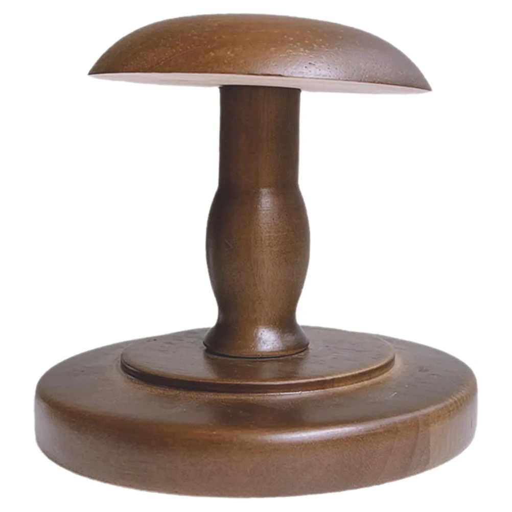 

s Wooden Hat Display Stand Rack Storage Support Desktop Vintage Design Use Wide Application Tabletop Home Store