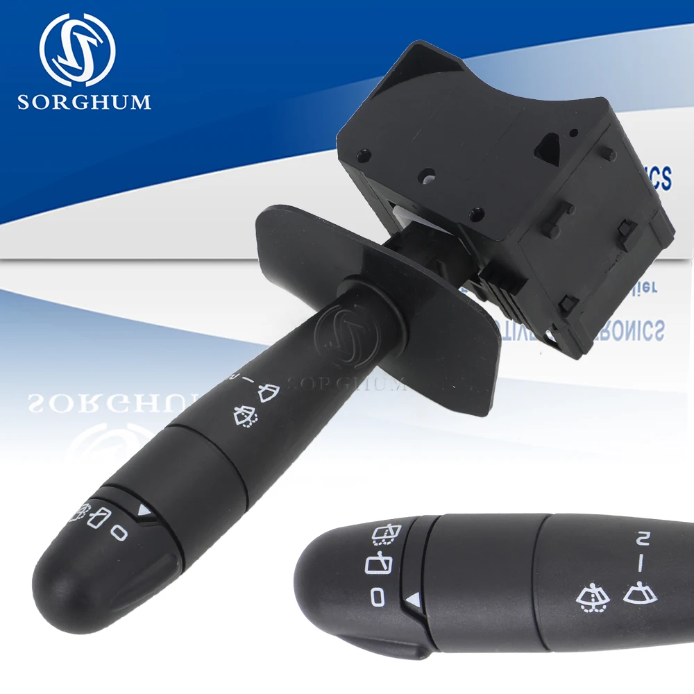 

6001551357 Steering Column Indicator Switch For Renault Dacia Logan Express Pickup Sandero Windshield Wiper Control Stalk Switch