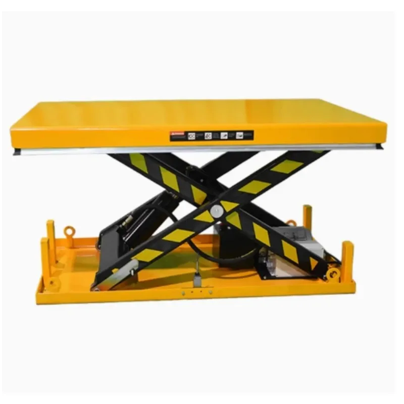 Electric hydraulic mobile automatic scissor type fixed lift table small car lift lifting platform