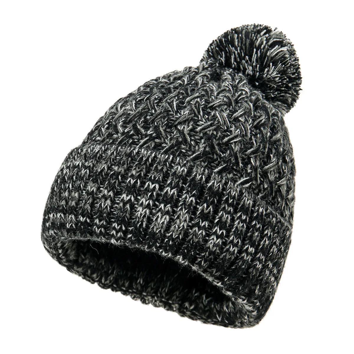 Fashion Head Headwear Cap Hugger Toque Stocking Watch Knitted Autumn Hat Winter pom-poms seven-color Adult Warm Pullover 2M66
