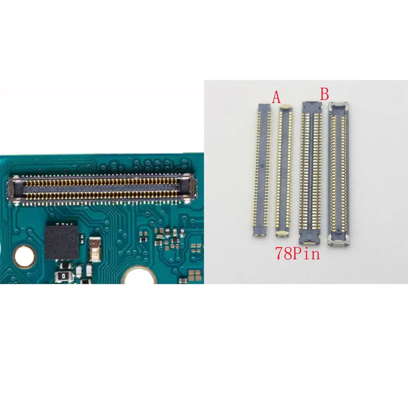2-100Pcs Usb Charger Lcd Display FPC Connector Plug For Samsung Galaxy Note 10 Lite A80 A90 S20 FE M62 F62 M51 M31S N770F 78 Pin