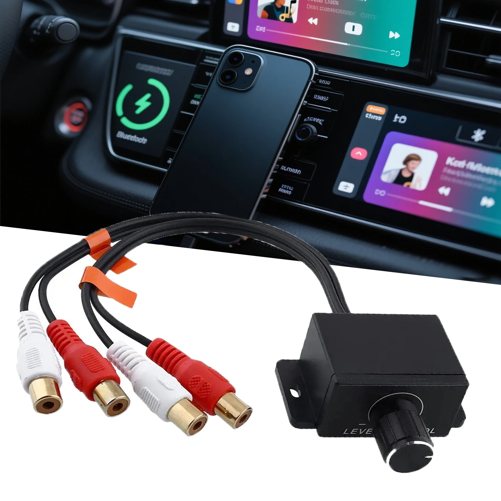 

Усилитель автомобильного динамика Bass LC-1, универсальный усилитель, регулятор громкости, уровень RCA, ручка дистанционного управления громкостью, аксессуары для управления