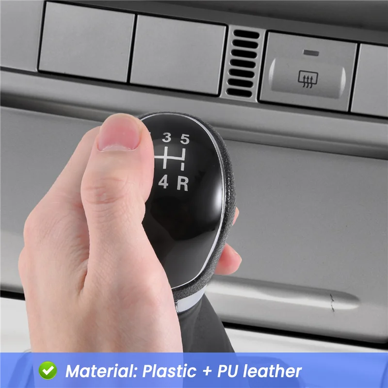 

High Quality 5 Speed Manual Car Gear Shift Knob Shifter Lever Gaiter Boot Cover For Ford Focus MK2 FL MK3 MK4 MK7 Mondeo Galaxy
