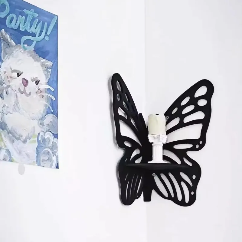 Rak pajangan kristal Retro mengambang, rak dinding kayu untuk lilin dan batu dekorasi ruangan elegan Ideal untuk estetika rumah