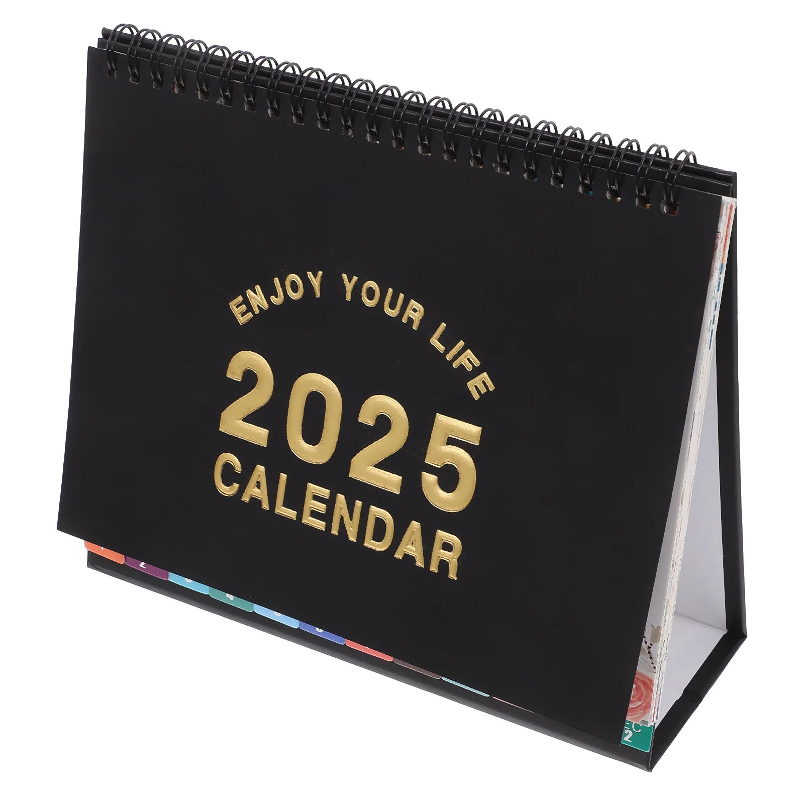 

English Version Desk Calendar Planner Flip Desktop Decorate Large Paper Standing