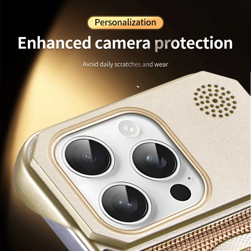 Para Magsafe funda de teléfono de aromaterapia con soporte magnético de cuero de Color sólido sin borde para iPhone 16 Pro Max 14 11 12 13 15 Pro Max