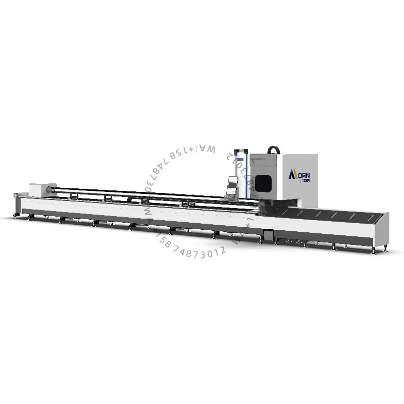 1500 Watt Fiber la ser Cutting Machine for Carbon Steel Tube Maquina Corte la ser Cnc la ser Pipe Cutter