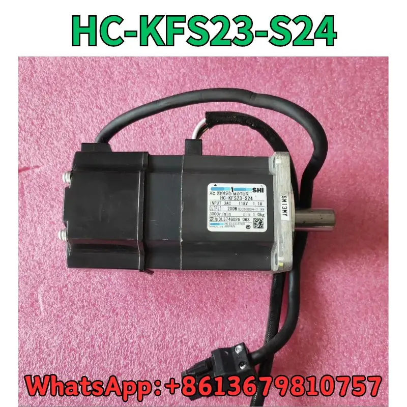 

second-hand Motor HC-KFS23-S24 test OK Fast Shipping