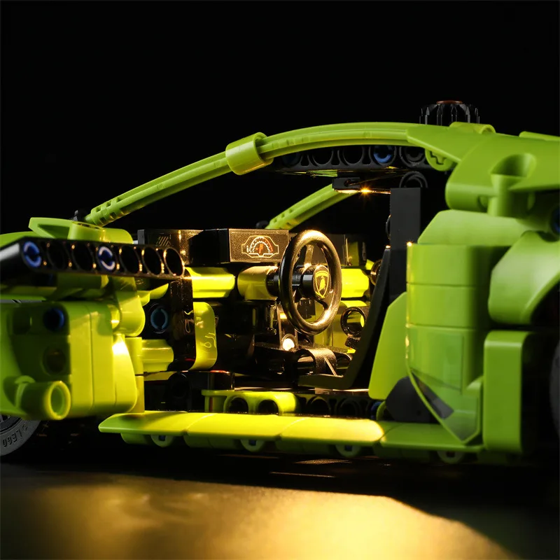 Lighting Set For 42161 Technic Car City Speed Champions Lamborghinised Tecnica Not Include Building Block (Only Led Light Kit)