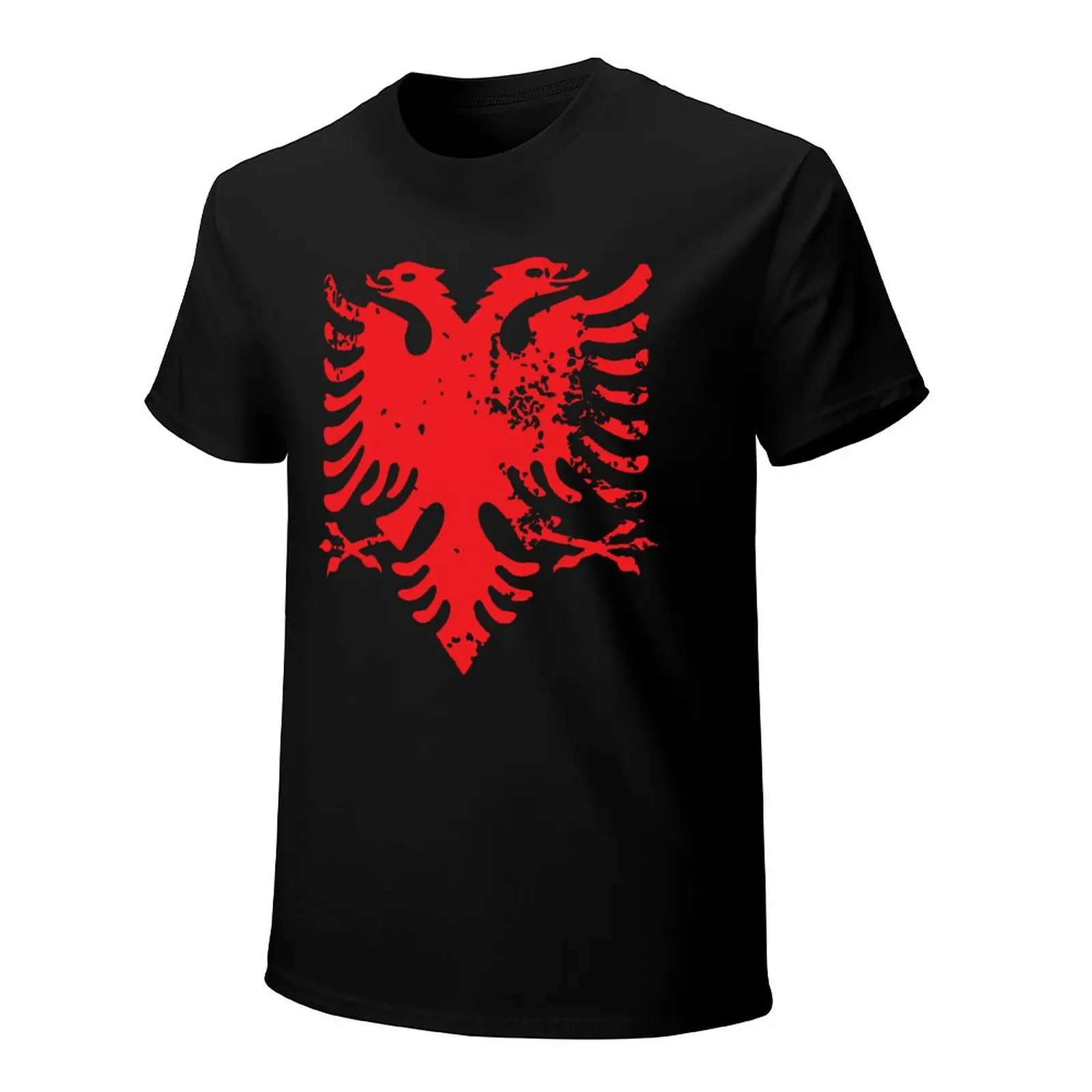 More Design Men Tshirt Albania Flag Albanian Fingerprint Country Tees T-Shirt O-neck T Shirts Women Boys Clothing 100% Cotton view 4