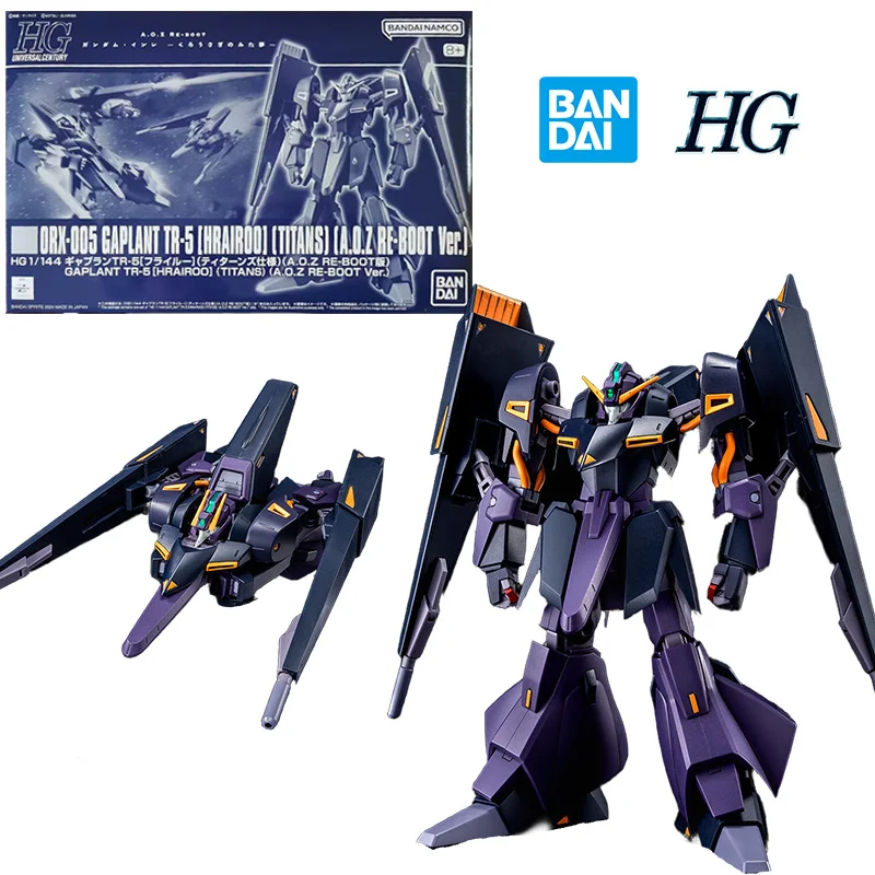 Bandai PB HG 1/144 Gaplant Tr-5 Hrairoo Titans A.o.z Re-Boot Ver. 14Cm Anime Original Action Figure Gundam Mdel Toy Gift