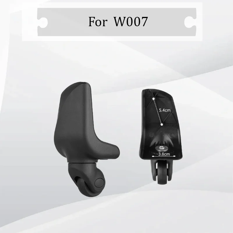 For W007 High Quality Luggage Wheels Replacement 360° Swivel Silent Casters Heavy Duty for Travel Suitcase Repair