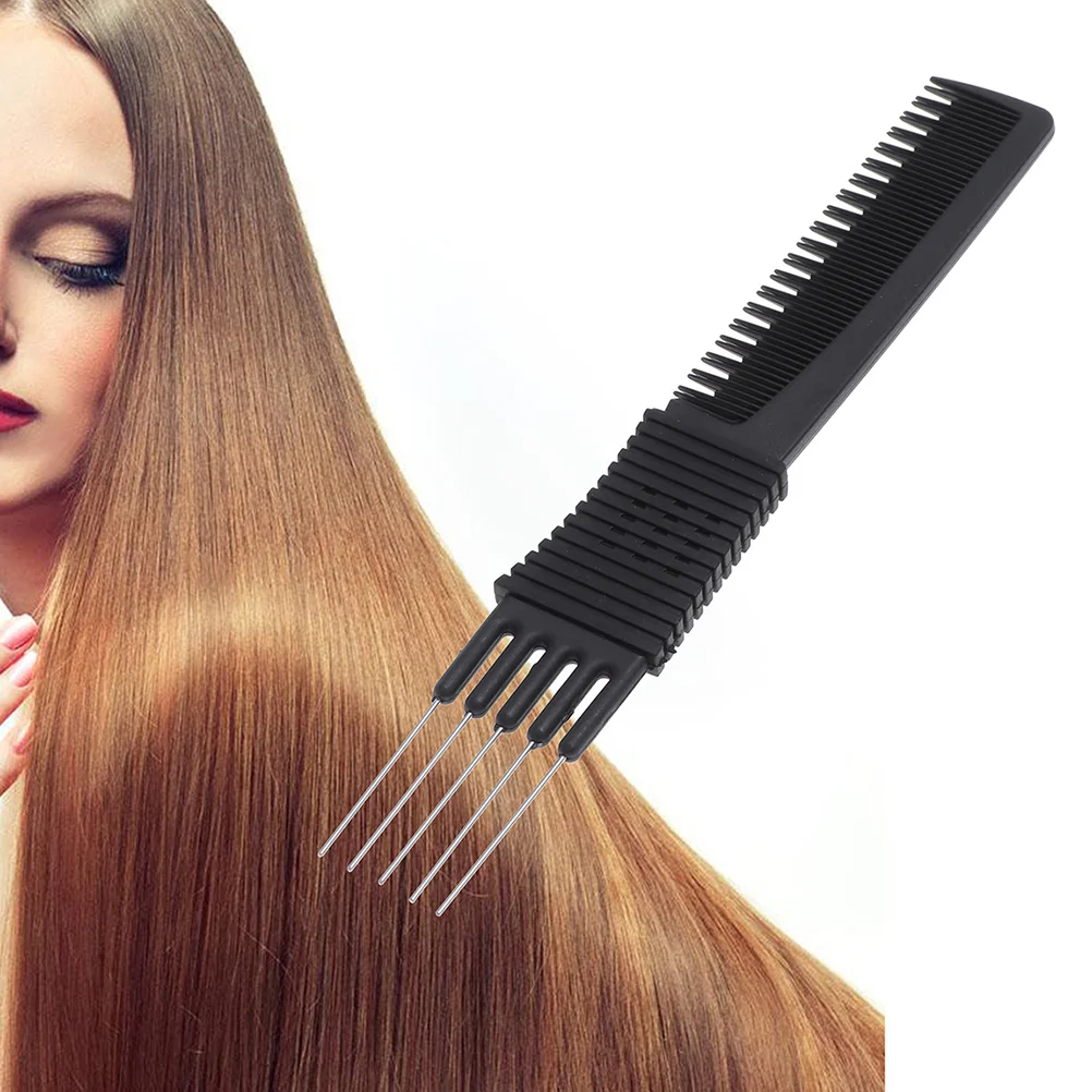 4Pcs Hair Needle Comb Exquisite Lightweight Styling Tool for Various Hairstyles Steel Tail Comb for Home Barbershop Use
