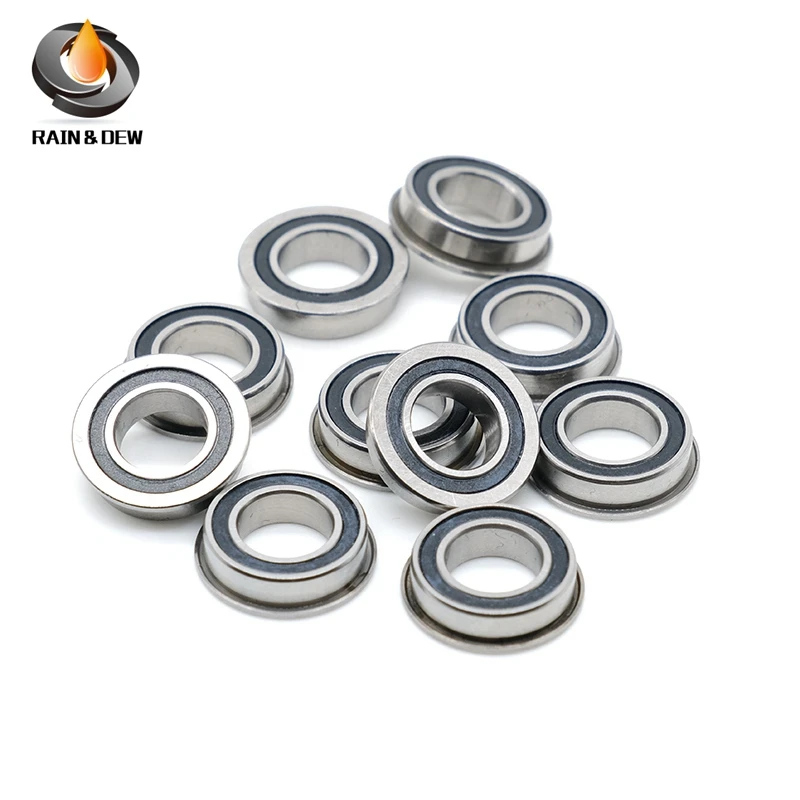 Rolamentos mf148 2rs pretos selados 8x14x4mm, ABEC-7 mf148rs peças de rolamento de esferas para hobby rc carro caminhão, escolha de 10 peças