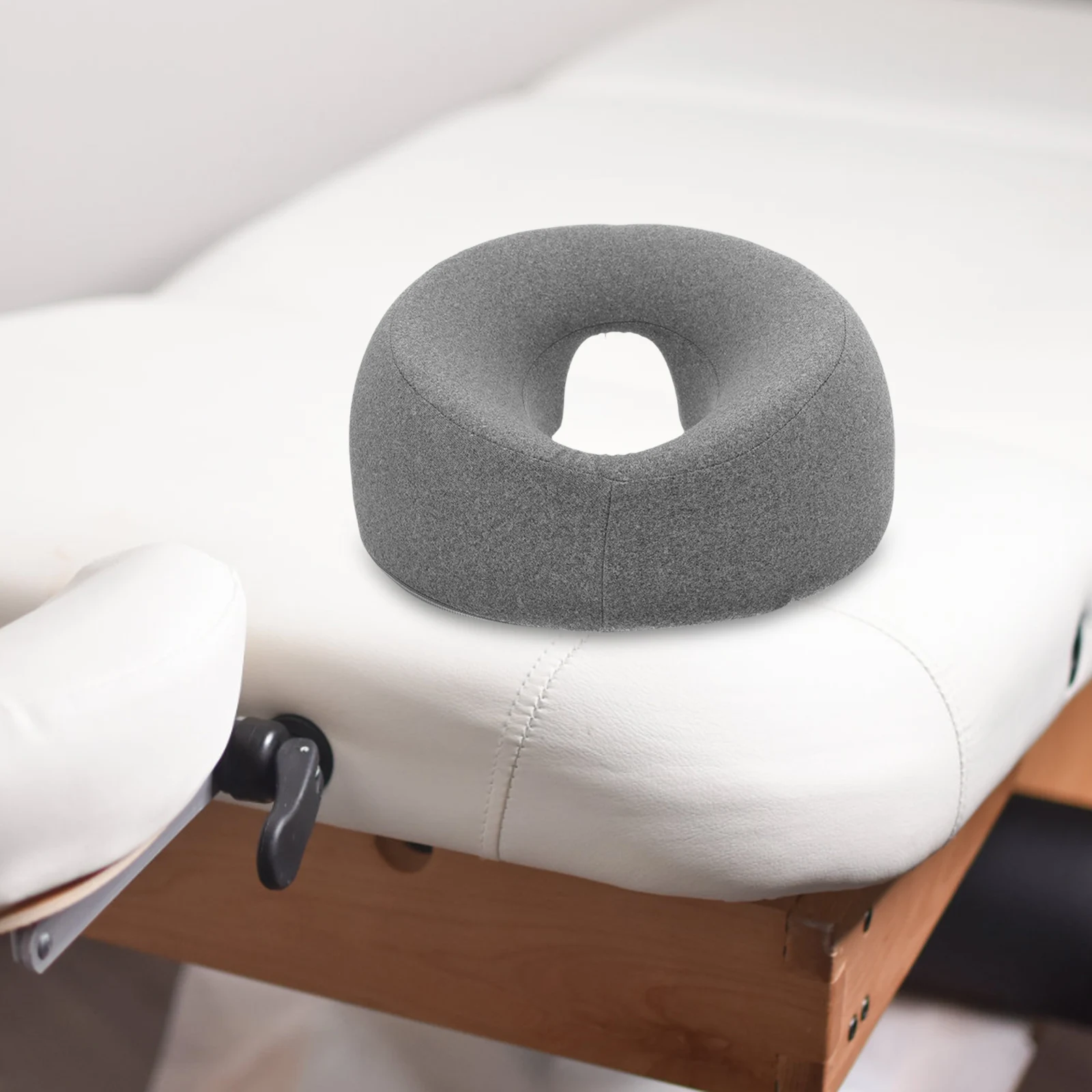 

Ergonomic Massage Bed Face Down Cushion Beauty Salon Head Support Ice Silk Cover Foam Neck Pillow for Massages Face Down Massage
