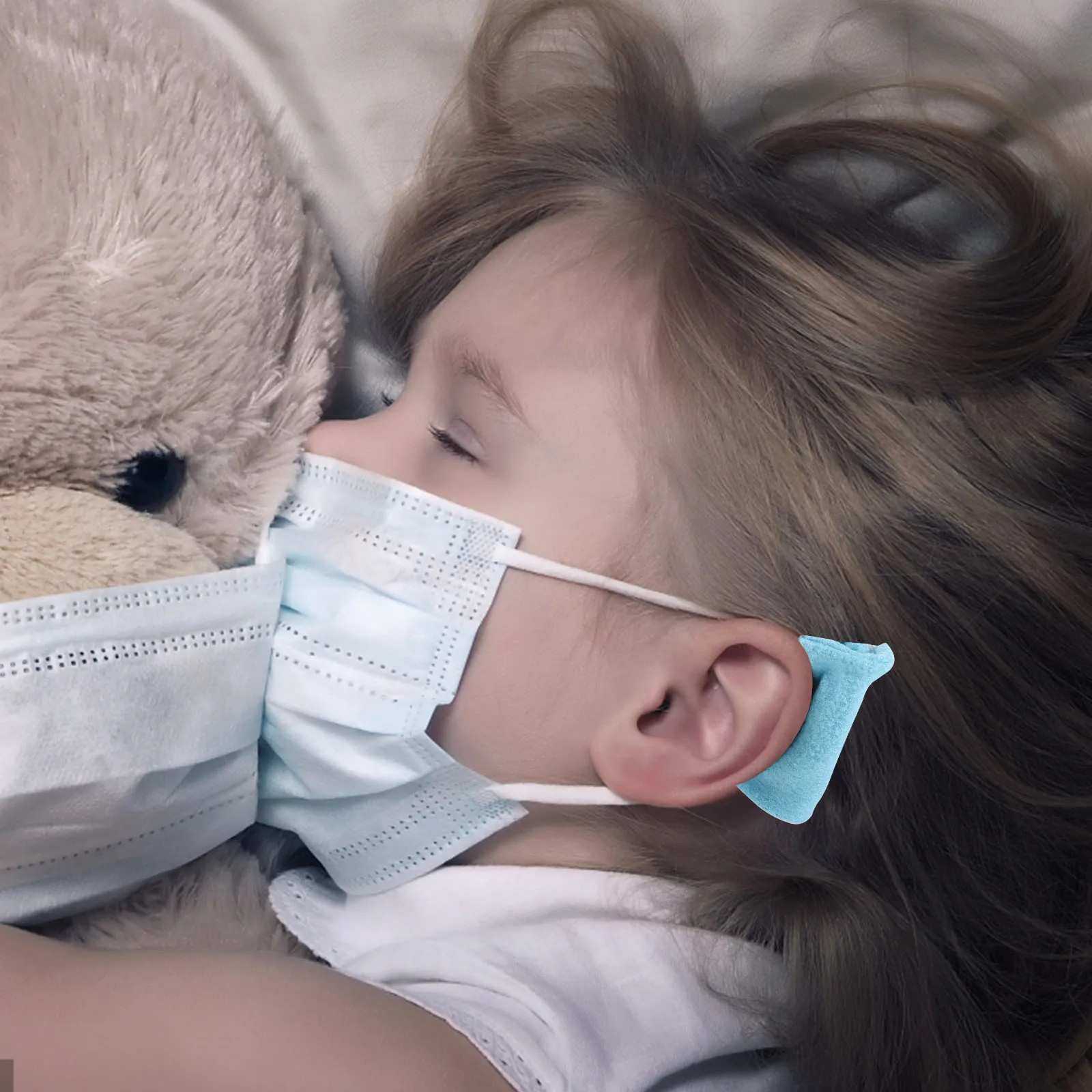 

6 Pcs Sunglasses Ear Pads Sleeves for Cushions Ears Ring Protective Protectors Polyester Eyeglass Work